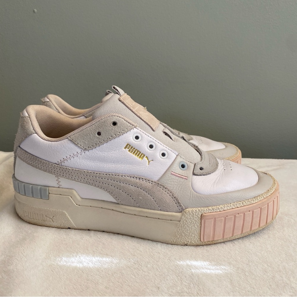 PUMA Womens Cali Sport Mix Lace Up Sneakers